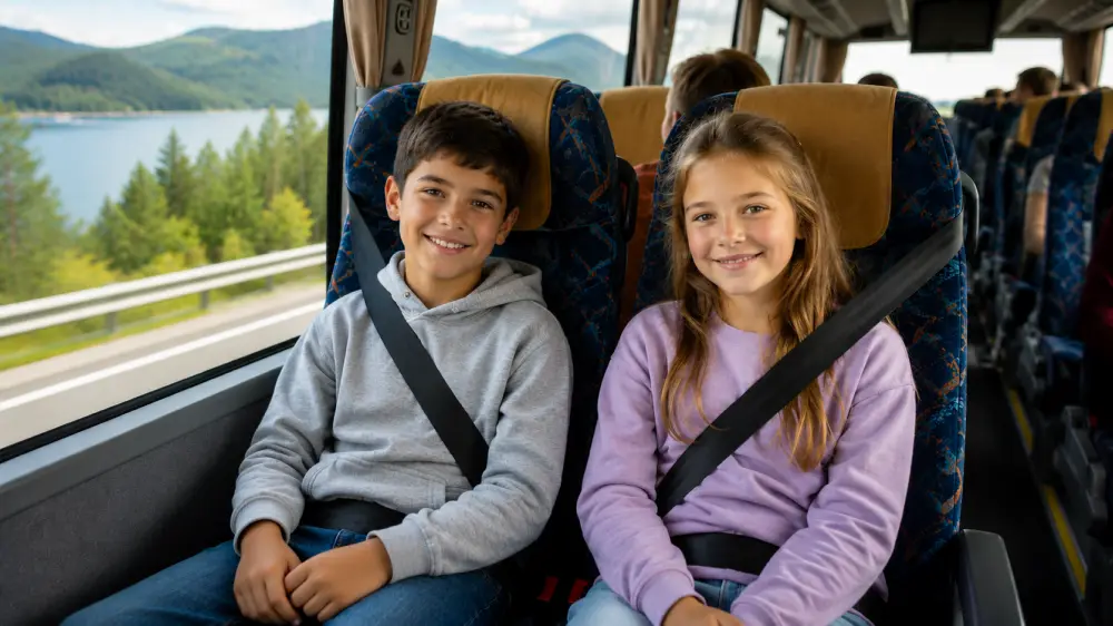 Child transportation by bus